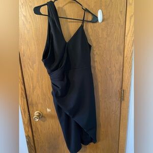 Formal Cross Shoulder Dress